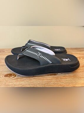 Reef Rover Flip Flop comfort sandal Black Gray